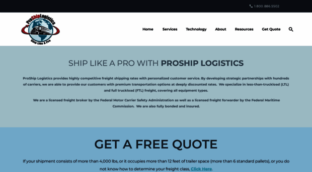 proshiplogistics.com