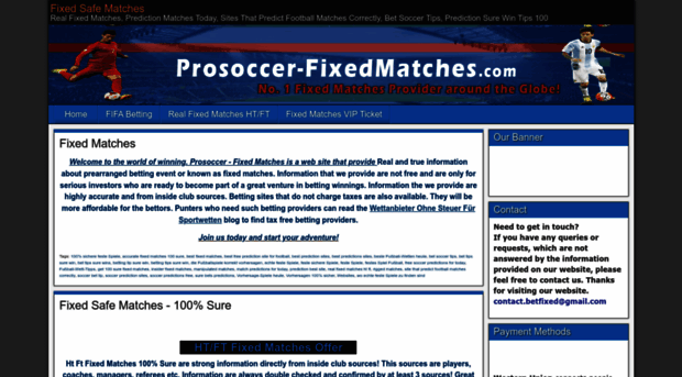 prosoccer-fixedmatches.com