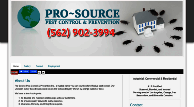 prosourcepestcontrolinc.com