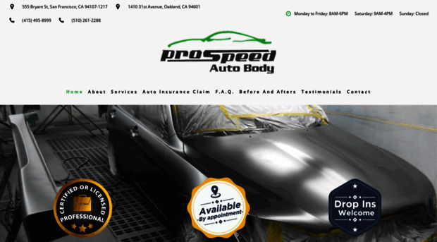 prospeedautobody.net