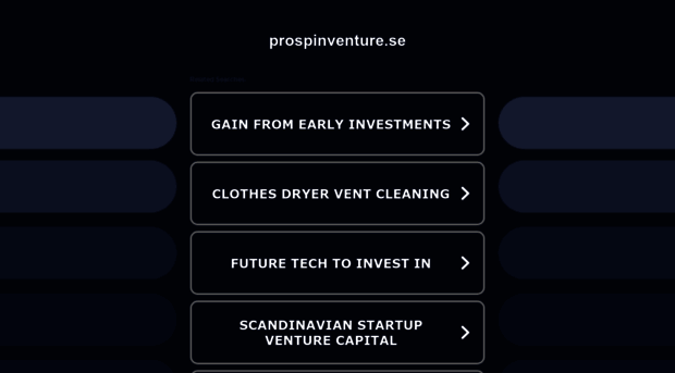 prospinventure.se