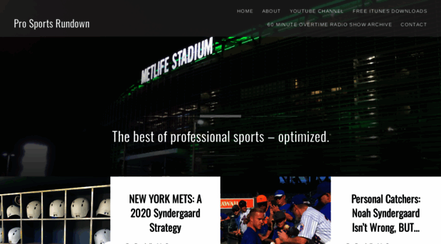 prosportsrundown.com