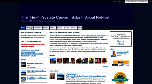 prostatecancerinfolink.ning.com