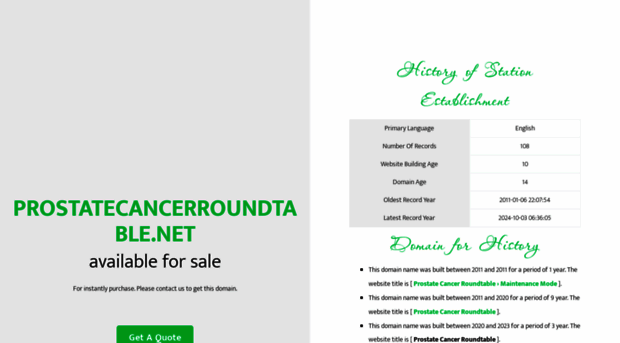 prostatecancerroundtable.net