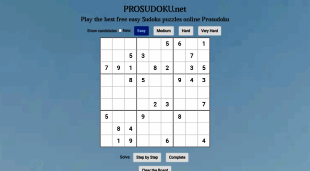 prosudoku.net