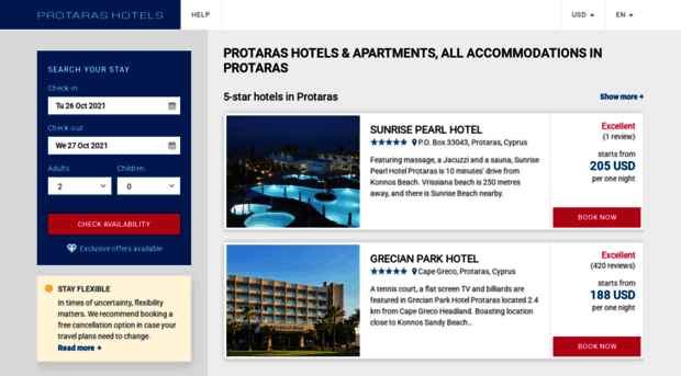 protaras-hotels.com