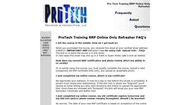 protechtrainingonline.com