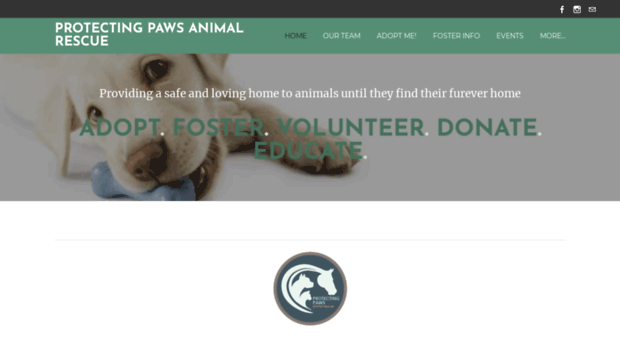 protectingpawsanimalrescue.org