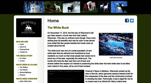 protectthewhitedeer.com