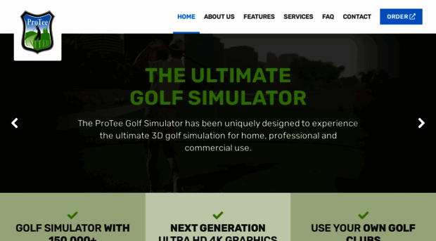 proteegolfsimulator.com