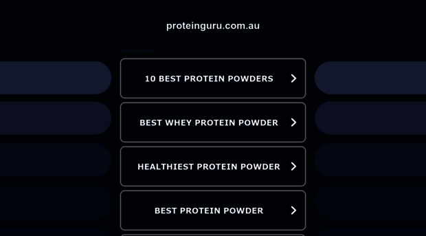 proteinguru.com.au