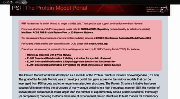 proteinmodelportal.org