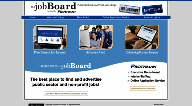 prothman-jobboard.com