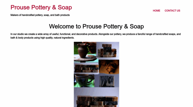 prousepotteryandsoap.com