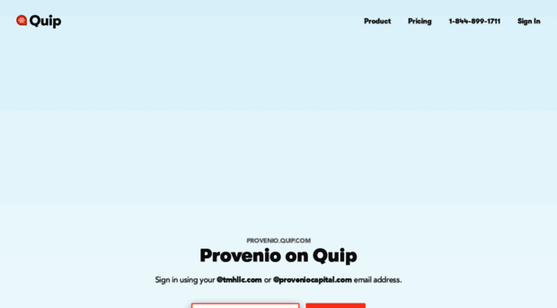 provenio.quip.com