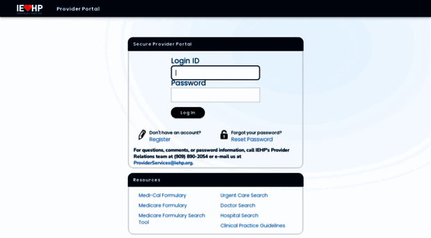 providers.iehp.org