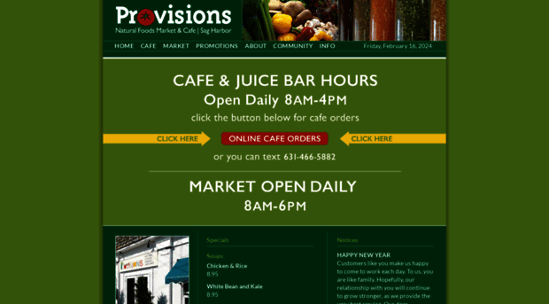 provisionsnaturalfoods.com