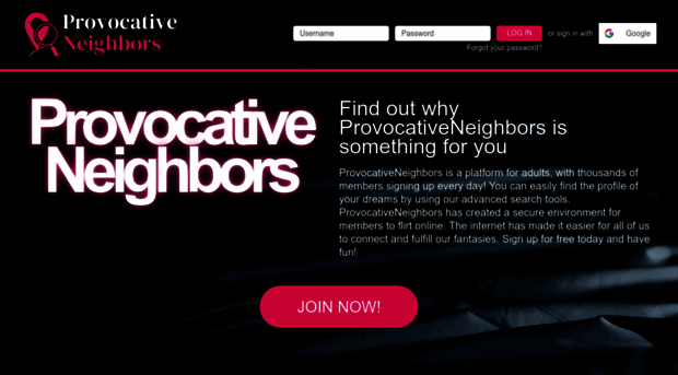 provocativeneighbors.com