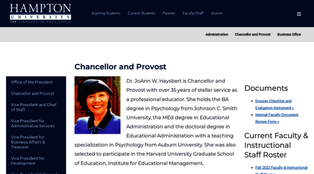 provost.hamptonu.edu