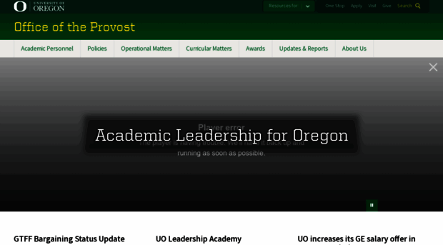 provost.uoregon.edu