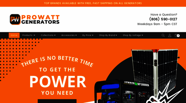 prowattgenerators.com