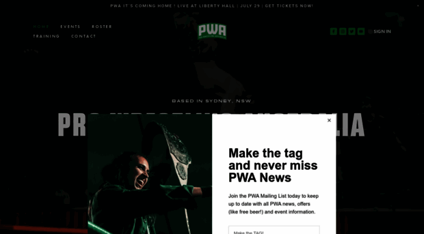 prowrestlingaustralia.com.au