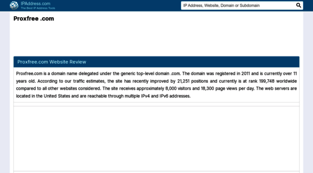 proxfree.com.ipaddress.com