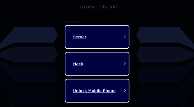 proxoexploits.com