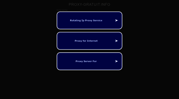 proxy-gratuit.info