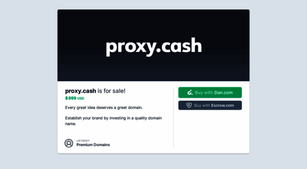 proxy.cash