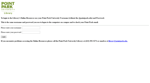 proxy.pointpark.edu
