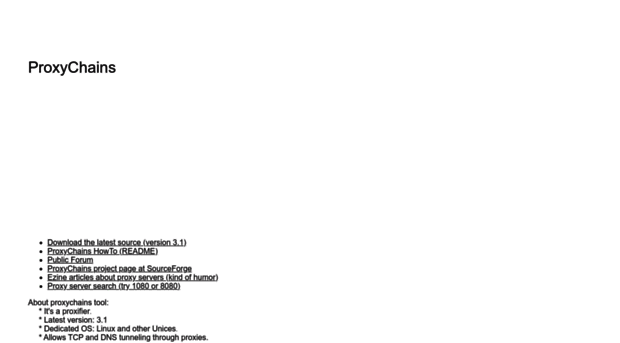 proxychains.sourceforge.net