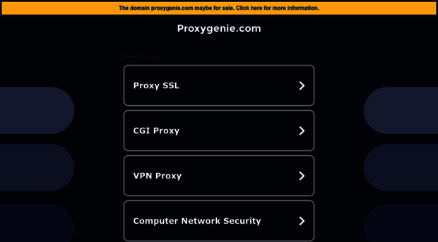 proxygenie.com