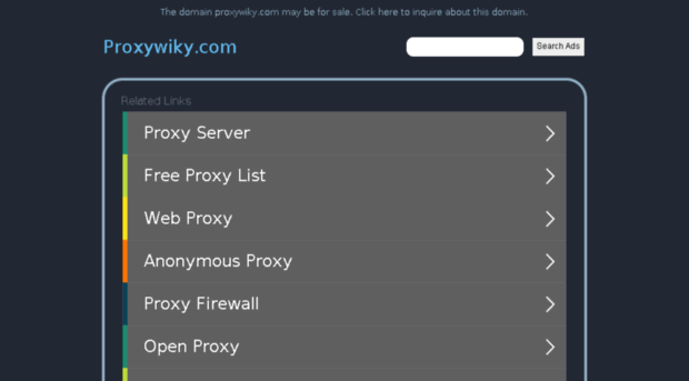proxywiky.com