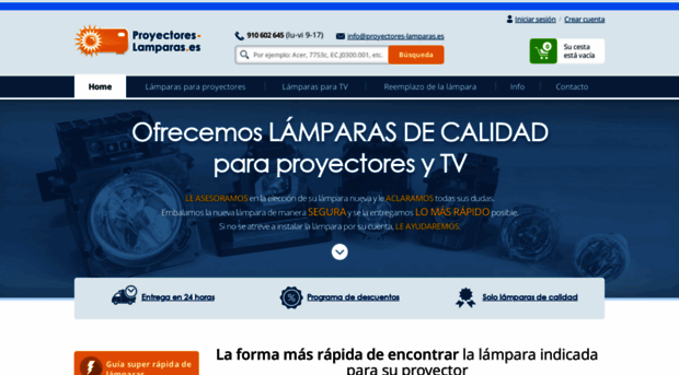 proyectores-lamparas.es