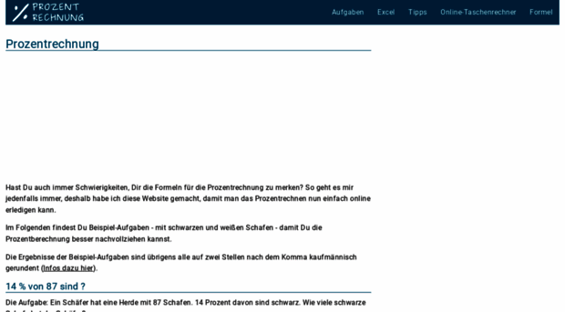 prozentrechnung.net