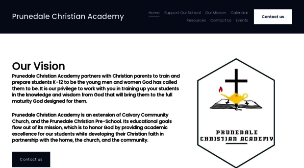 prunedalechristianacademy.org