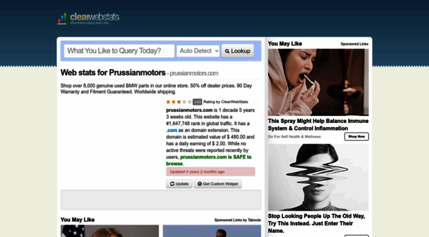prussianmotors.com.clearwebstats.com