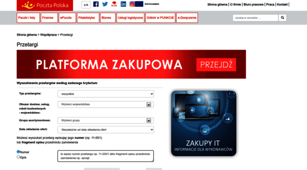 przetargi.poczta-polska.pl