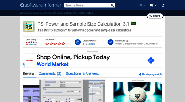 ps-power-and-sample-size-calculation.software.informer.com