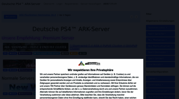 ps4-arkserver.de