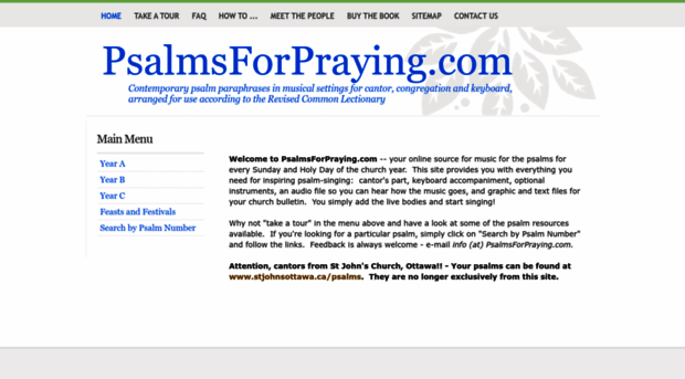 psalmsforpraying.com