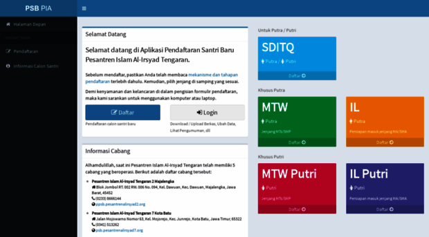 psb.pesantrenalirsyad.org