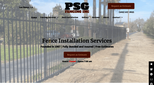 psgfencinginc.com