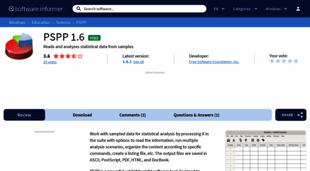 pspp.software.informer.com