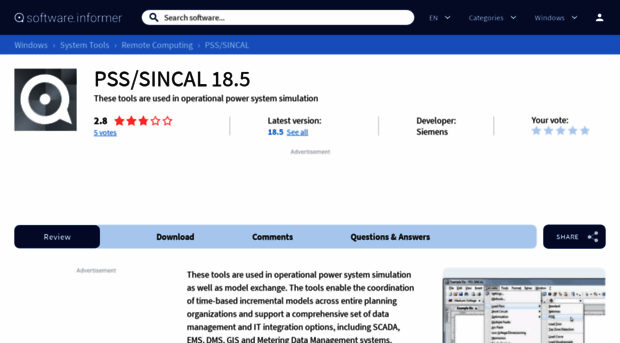 pss-sincal2.software.informer.com