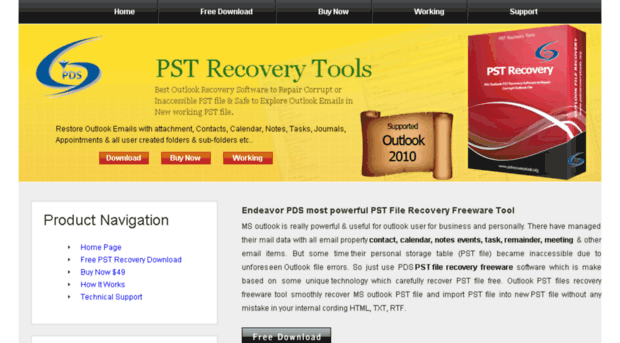 pstfilerecoveryfreeware.pstrecoverytools.org