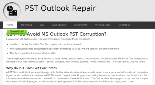 pstrepairoutlook2007.com