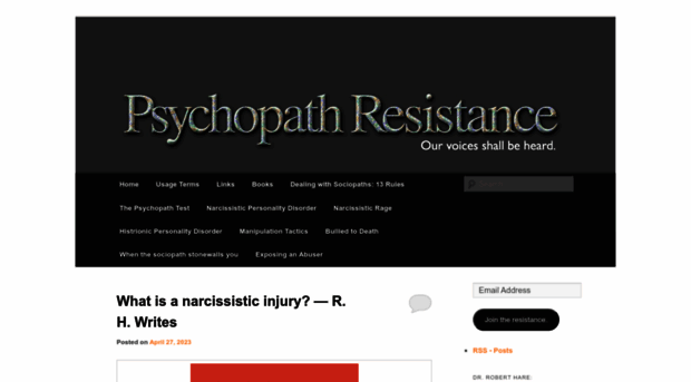 psychopathresistance.com