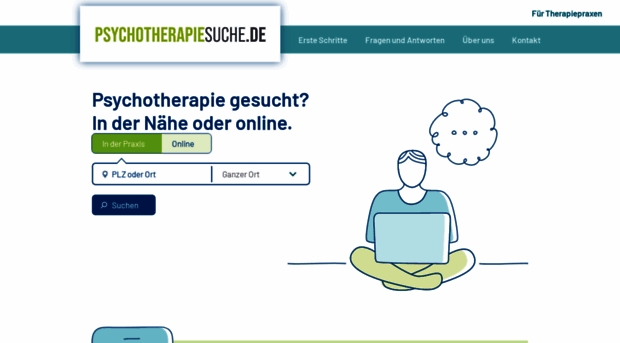 psychotherapiesuche.de